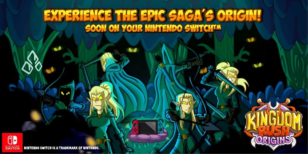 Kingdom Rush Origins выйдет на Switch