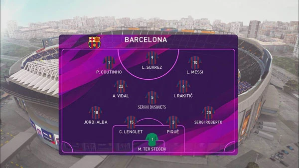 PES 2017 "PES 2020 Scoreboard"