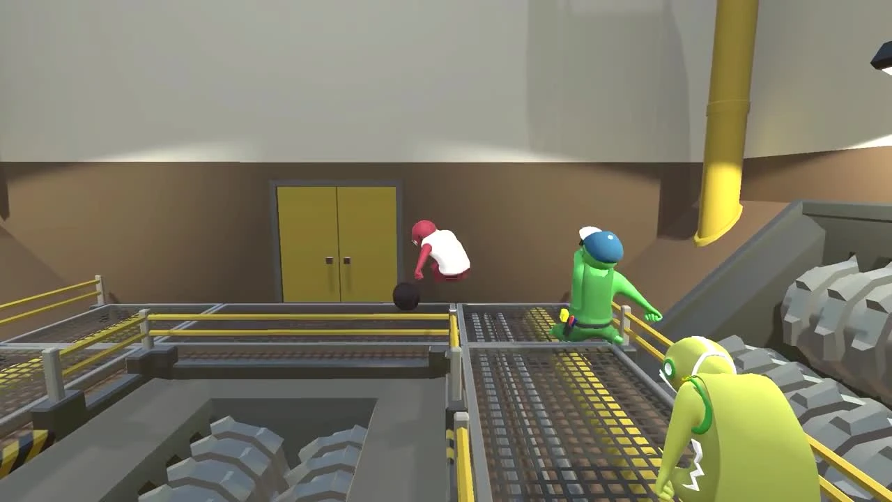 Застрял на километровой высоте. Угар в Gang Beasts