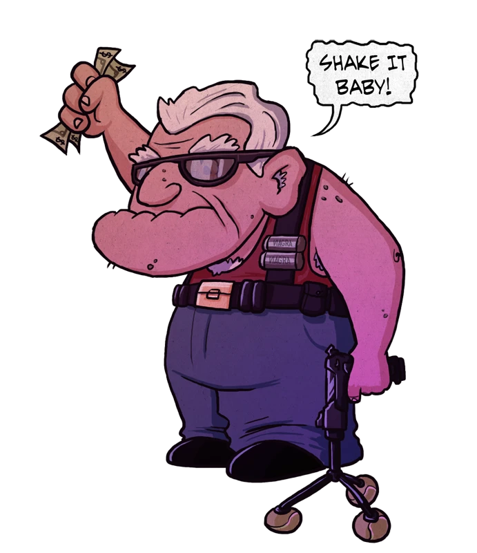 Дюк в старости