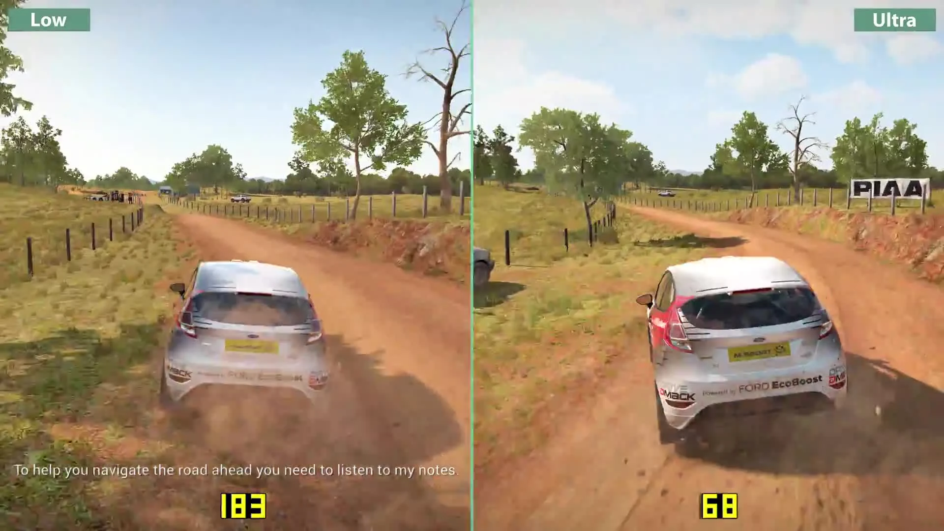 DiRT 4 - Сравнение PC 4K Low vs. Ultra (Candyland)