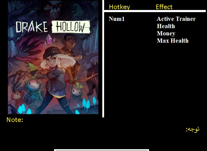 Drake Hollow: Трейнер/Trainer (+3) [1.0] {Abolfazl.k}