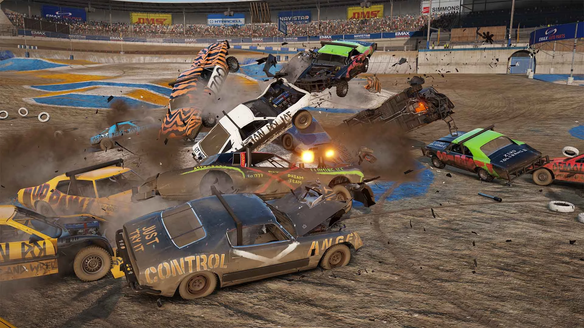 Wreckfest получила обновление с кроссплеем между Steam, GOG и Epic Game Store