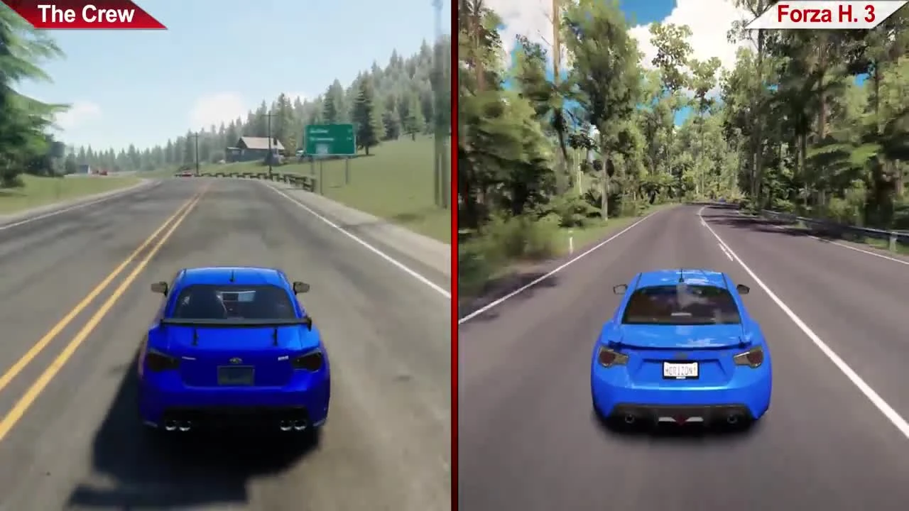 Сравнение | The Crew vs. Forza Horizon 3 | ULTRA | PC