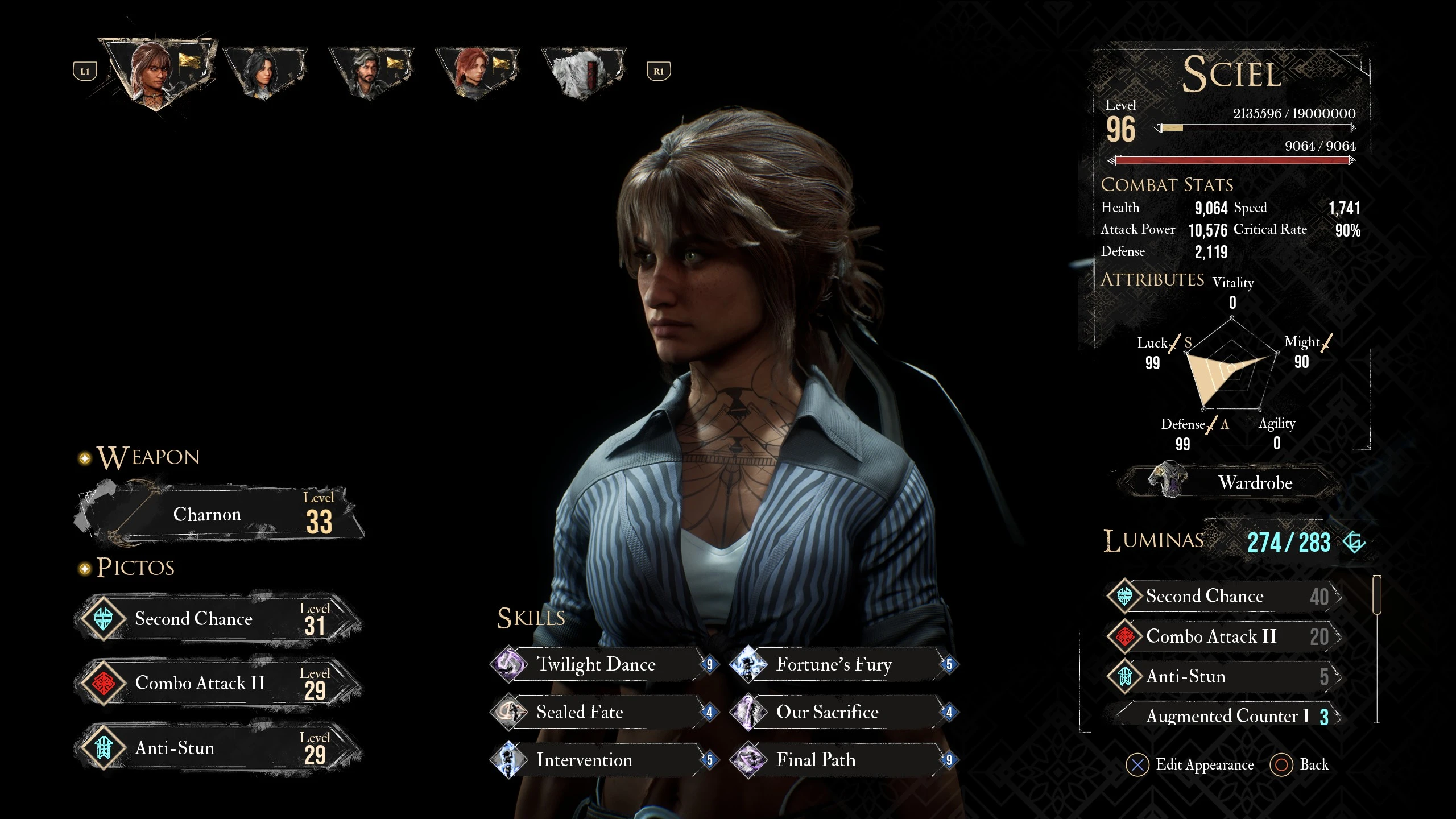 Clair Obscur: Expedition 33 "Летняя одежда Тифы для Сиэль"