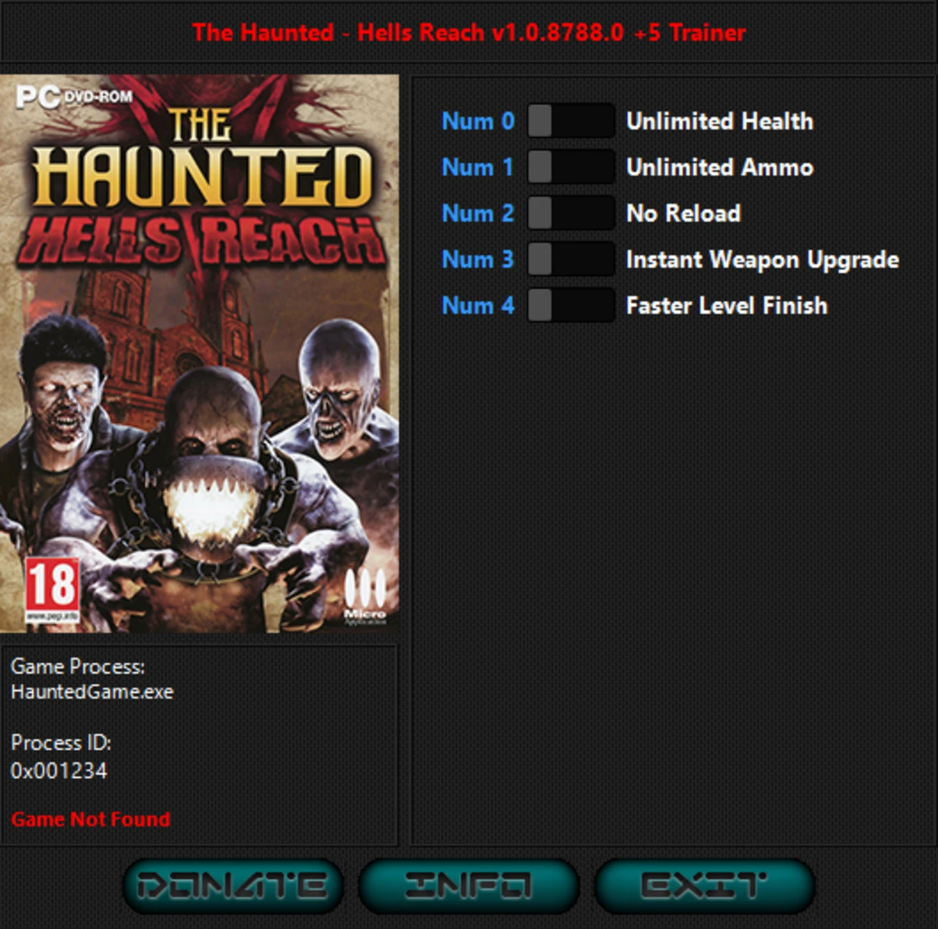 The Haunted - Hells Reach "Трейнер +5" [1.0.8788.0] {iNvIcTUs oRCuS / HoG}