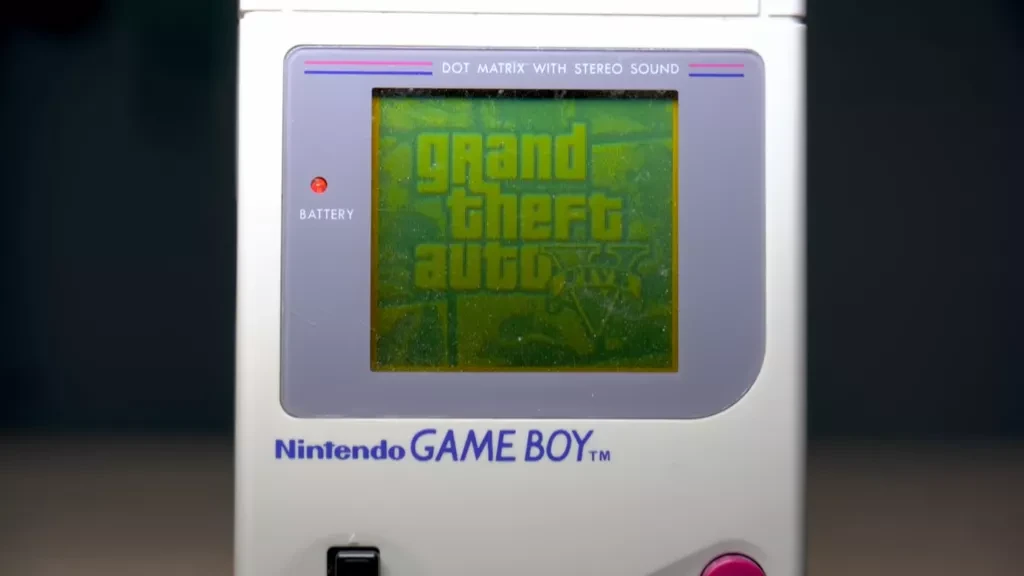 Grand Theft Auto 5 запустили на Game Boy (1989)