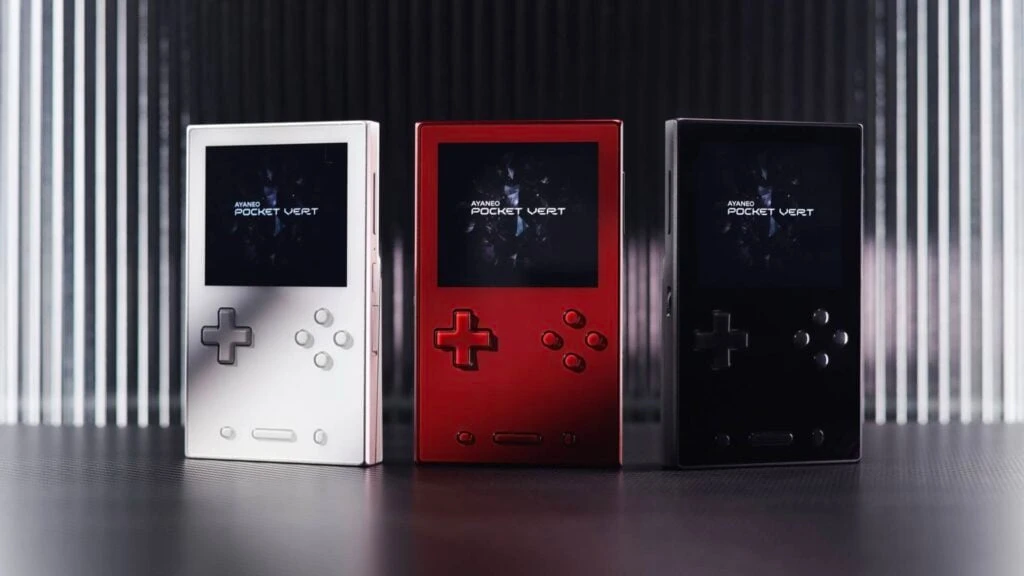 Ayaneo показала вертикальную ретро-консоль Pocket Vert со скрытым тачпадом