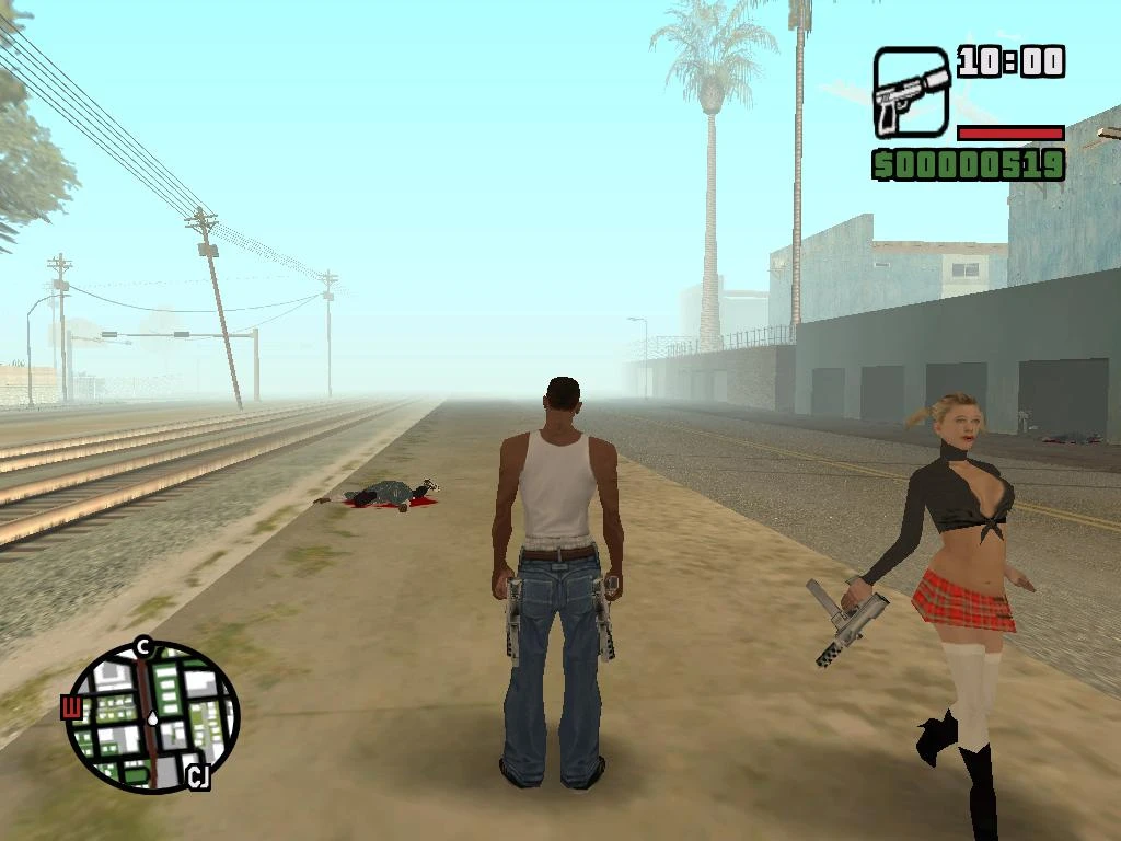 Grand Theft Auto: San Andreas "Укрепление макушек всех жителей Сан Андреса на выбор (SA) 1.0"