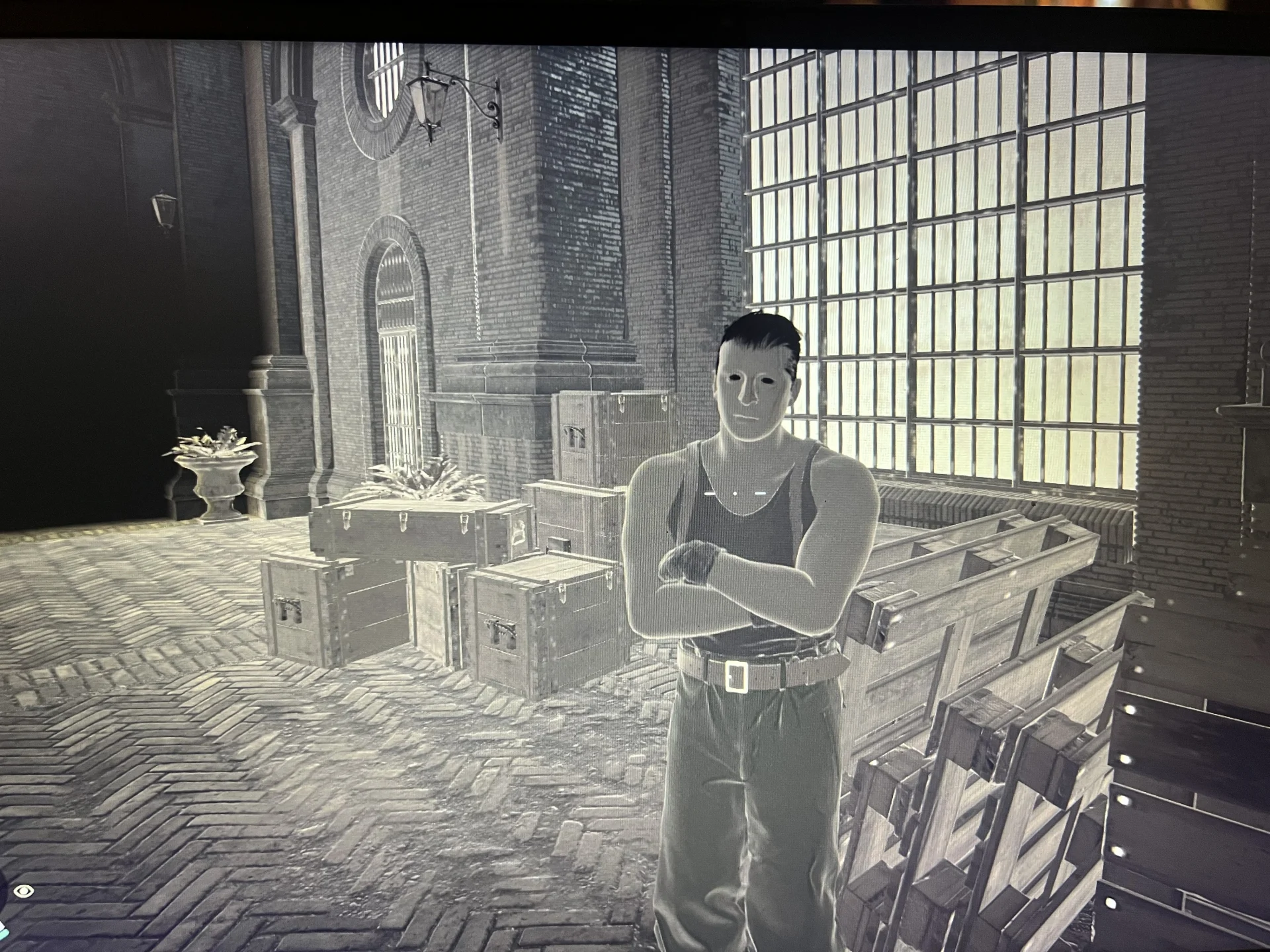 Текстуры уходят в "Негатив" в тени