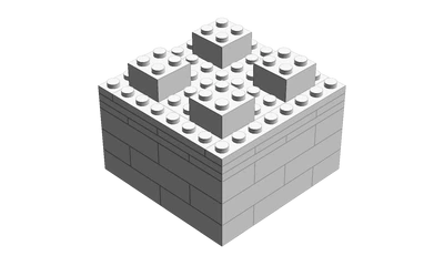 LEGO Worlds "Block 4x2x2 White"