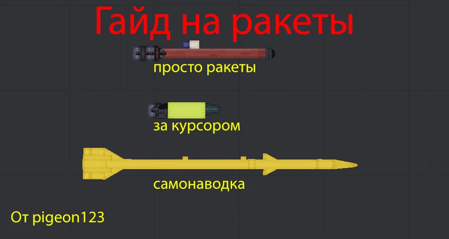 Коротко о ракетах в PPG