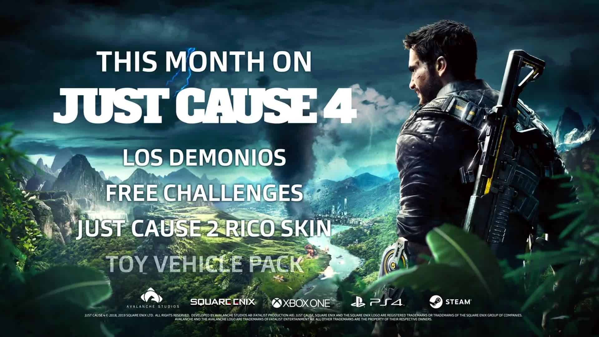 Трейлер нового дополнения "Испытания, Игрушки и Террор" для Just Cause 4