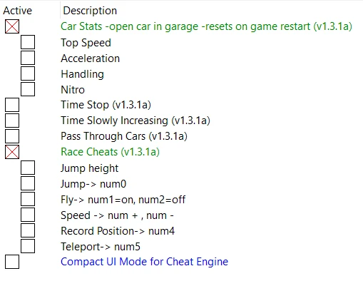 Asphalt 9: Legends: Таблица для Cheat Engine (+8) [13.02.2019] {MartaLabieniec}