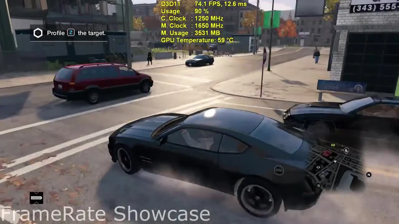 Watch Dogs "Тест производительности AMD RX 470 | (1080p)""