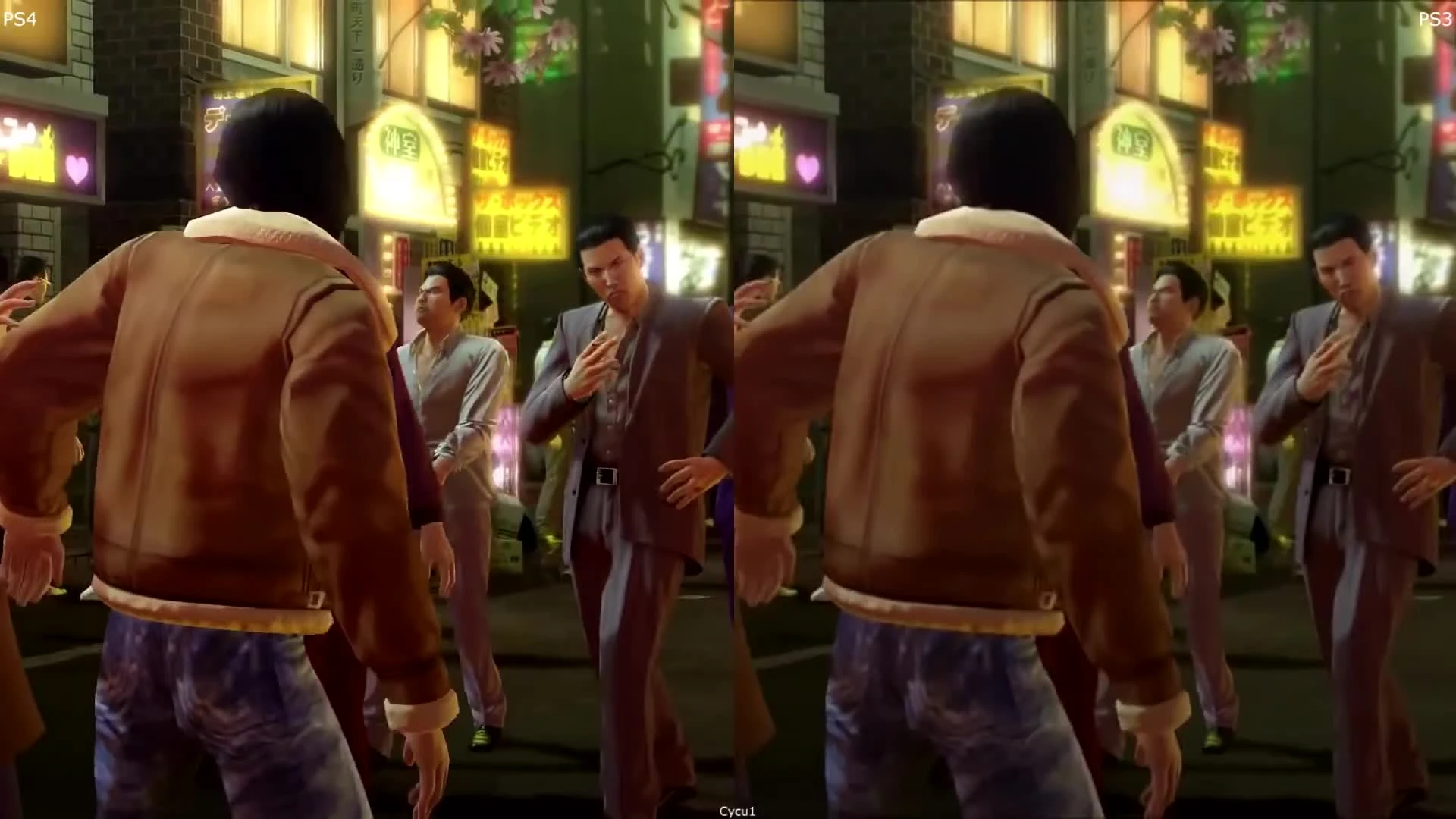 Yakuza 0 PS3 vs PS4 - Графическое Сравнение