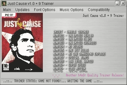 Just Cause: Трейнер (+9) [1.0] {h4x0r}