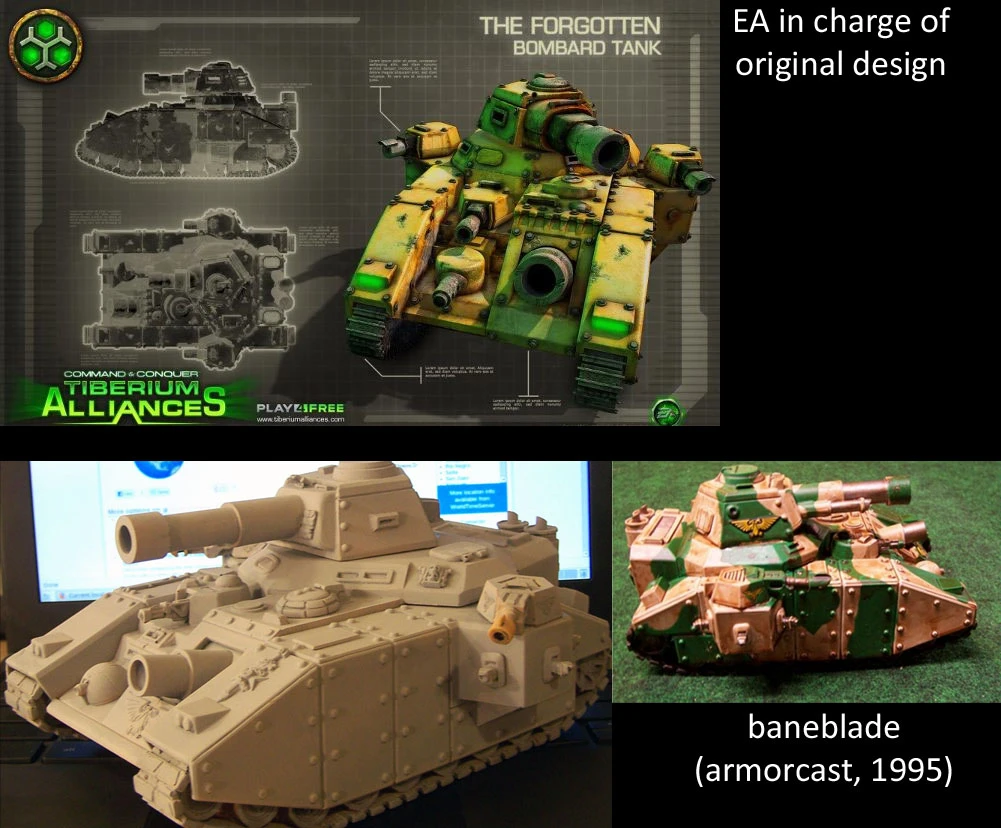 EA утянула дизайны Warhammer 40000