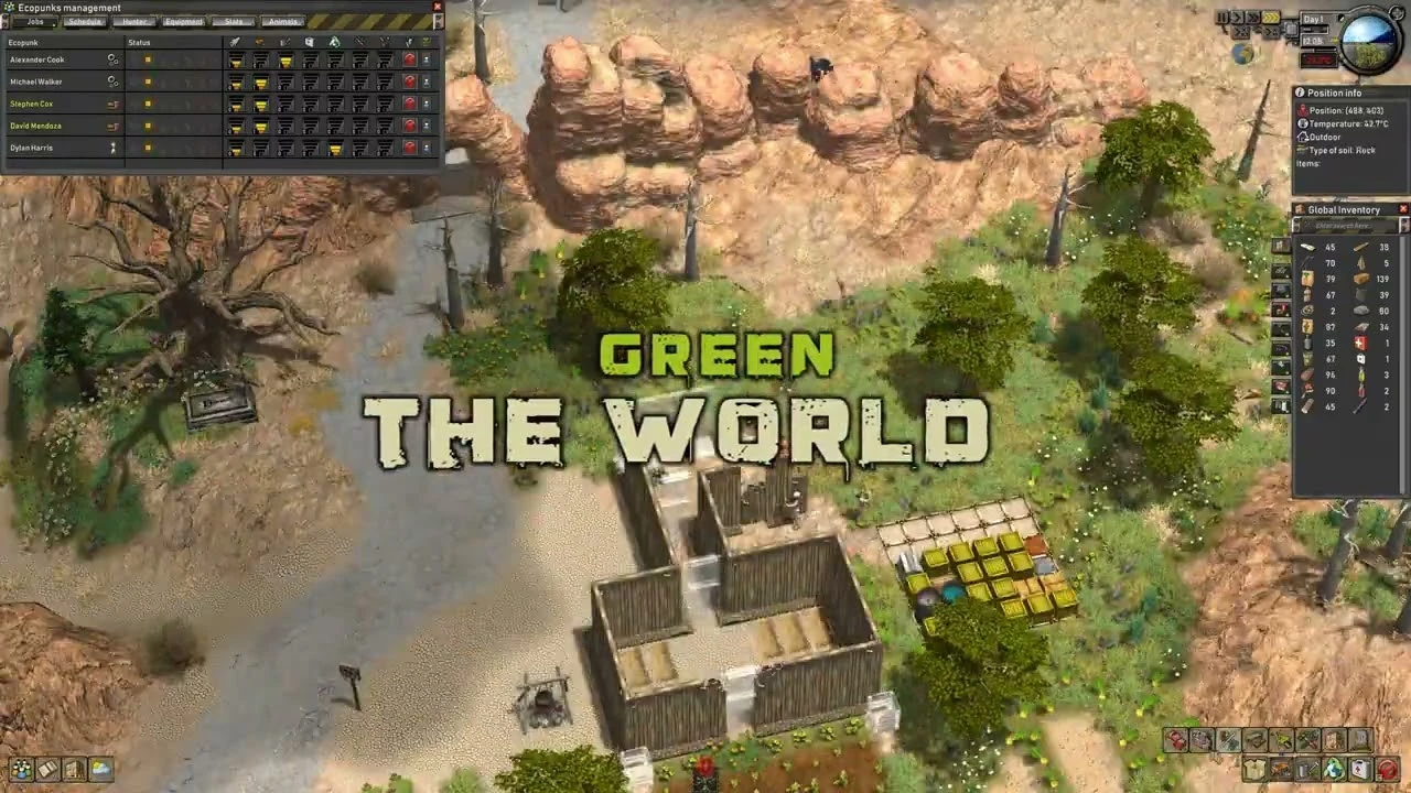 В раннем доступе Steam вышел постапокалиптический симулятор колонии Ecopunk