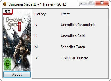 Dungeon Siege 3: Трейнер (+4) [1.0] {gghz}