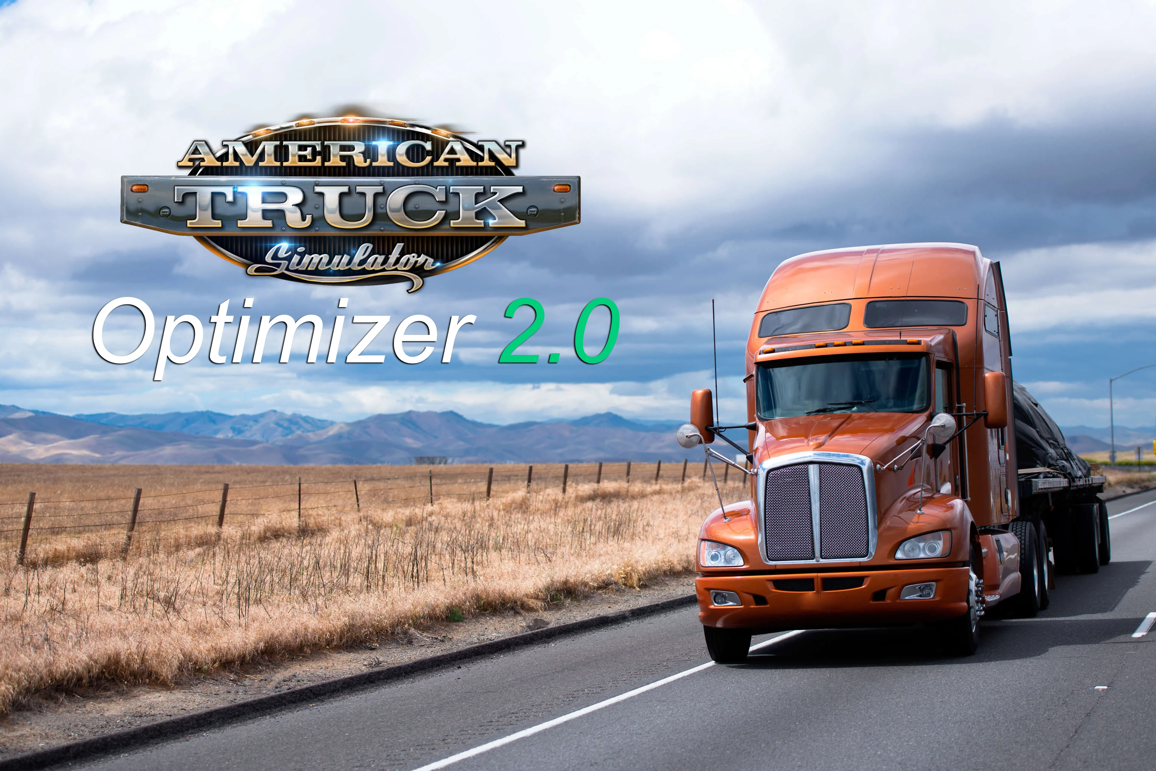American Truck Simulator "Optimizer 2.0 - Повышение FPS"