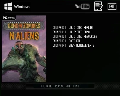 Guns' n 'Zombies' n 'Aliens: Трейнер/Trainer (+5) [v2.0 "hi2u"] {LIRW / GHL}