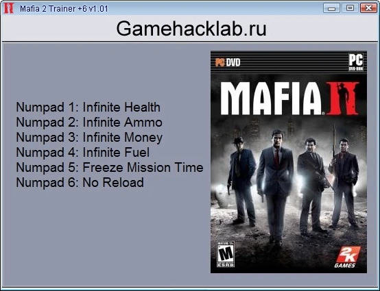 Mafia 2: Трейнер/Trainer (+6) [1.01] {24K}