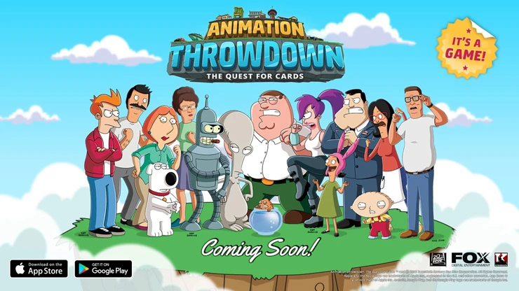 Animation Throwdown: The Quest for Cards - ККИ с Family Guy, Futurama, Bob's Burgers и King of the Hill
