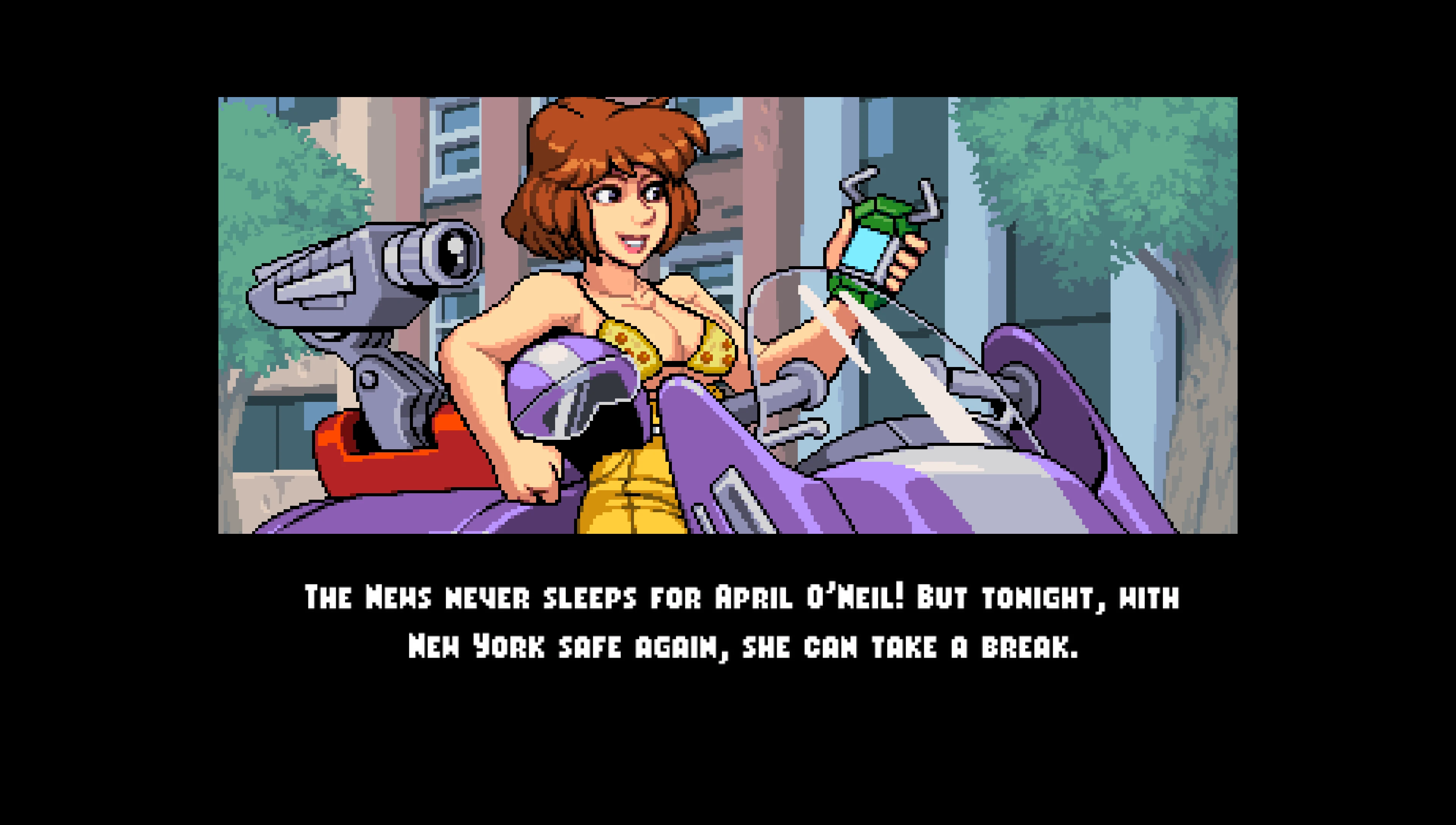 Teenage Mutant Ninja Turtles: Shredder's Revenge "Эйприл в бикини"