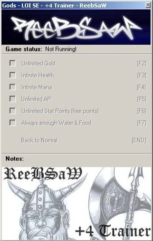 Gods: Lands of Infinity: Трейнер (+4) [1.0]