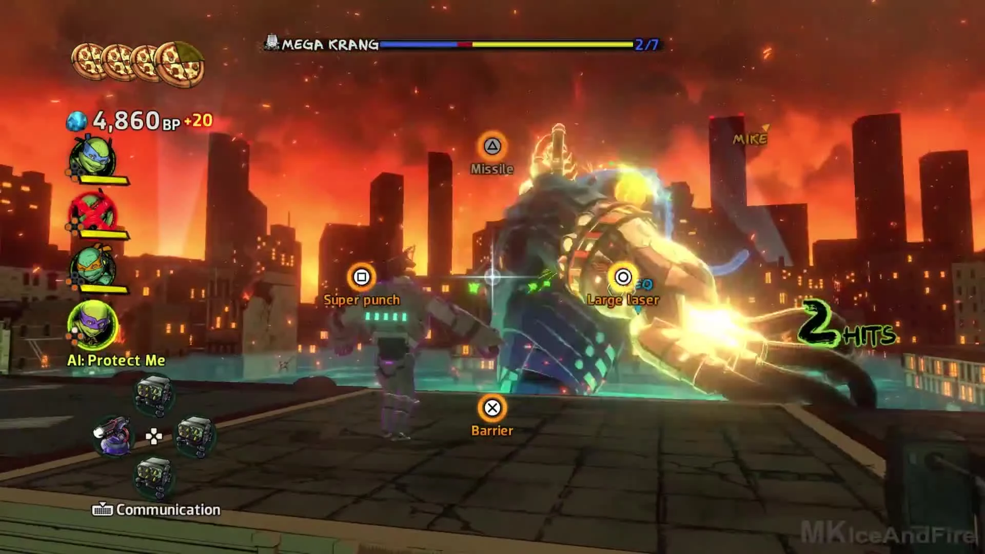 Teenage Mutant Ninja Turtles Mutants in Manhattan часть 9 - прохождение без комментариев [PS4]