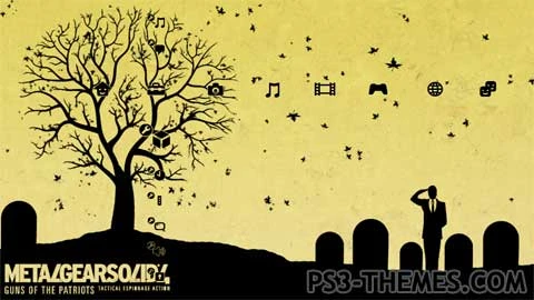 Metal Gear Solid 4 тема для ps3(2)