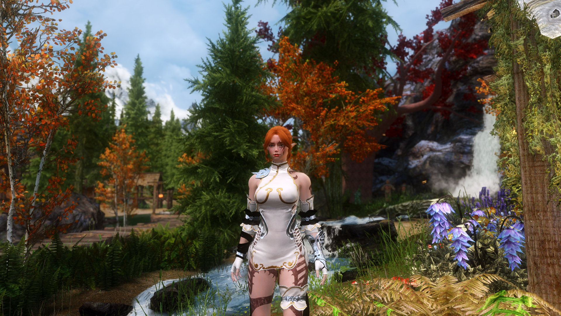 Skyrim "Броня - Алый цветок"