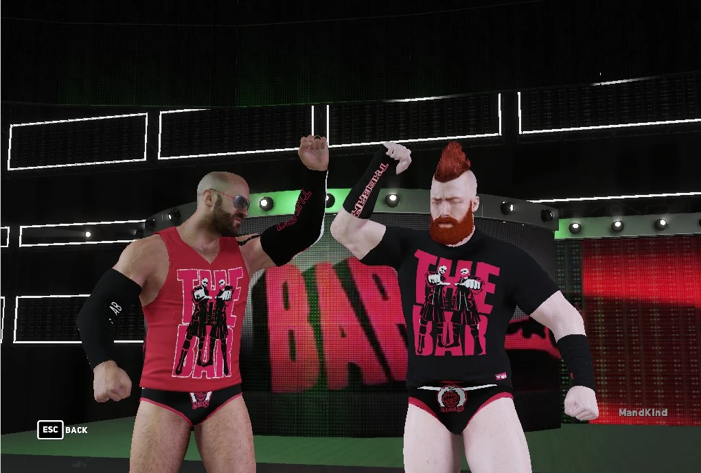 WWE 2K18 "The Bar 2018 mod"