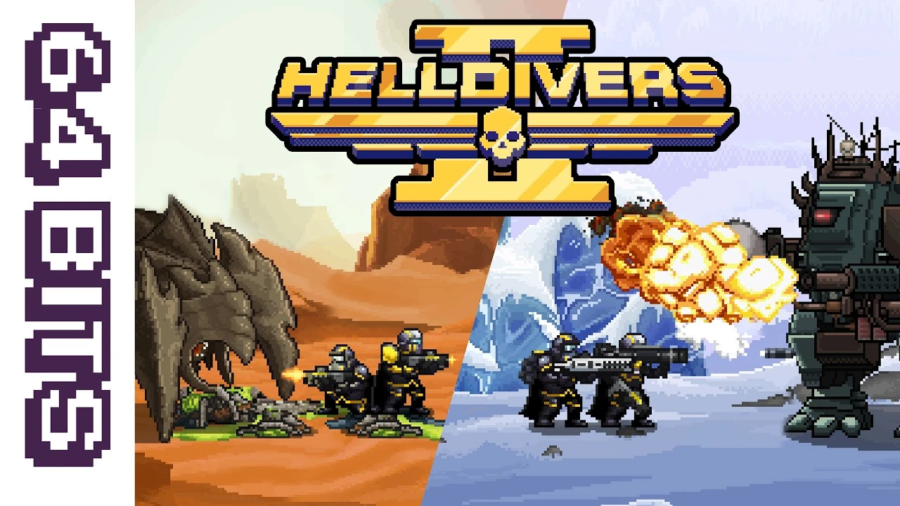 Helldivers 2 в виде Metal Slug