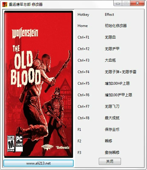 Wolfenstein: The Old Blood: Трейнер/Trainer (+11) [1.0] {Fy}