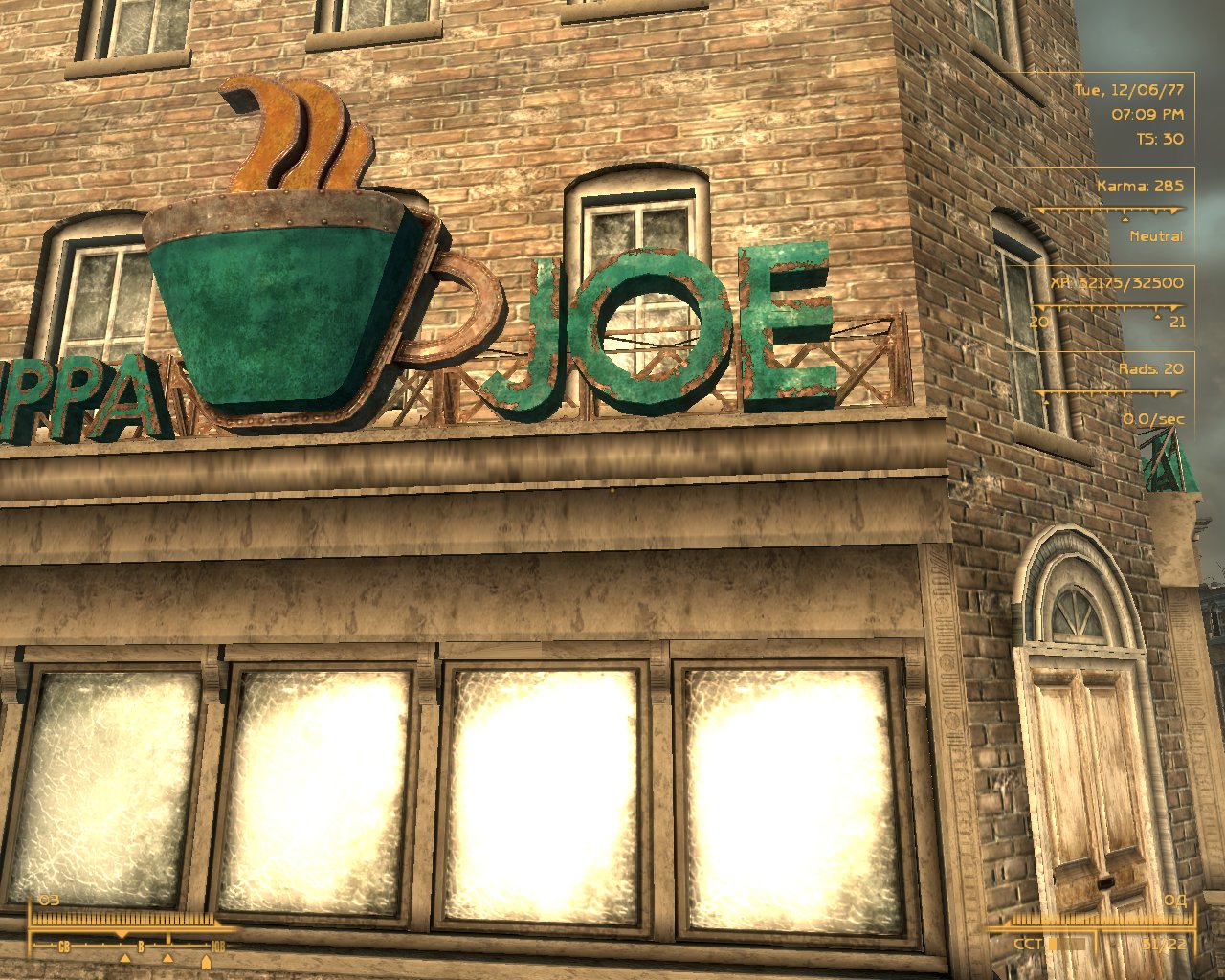 Fallout 3  "заброшенный кафетерий"