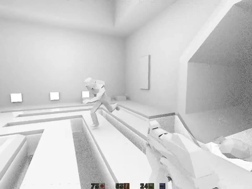 Так выглядит Quake II с использованием рендеринга в реальном времени