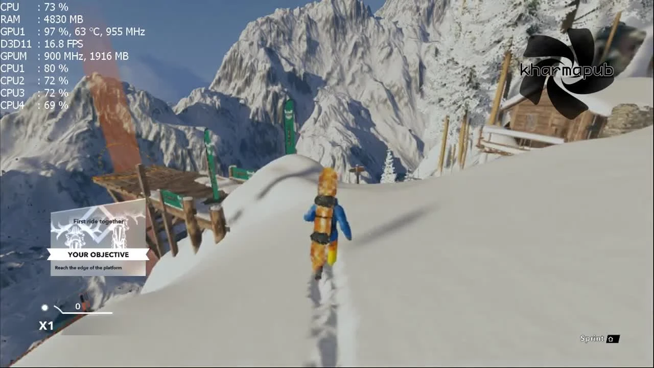 Steep Open Beta на слабом ноутбуке