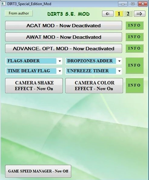 DiRT 3 - Complete Edition: Трейнер/Trainer [Steam] {AntonVit}