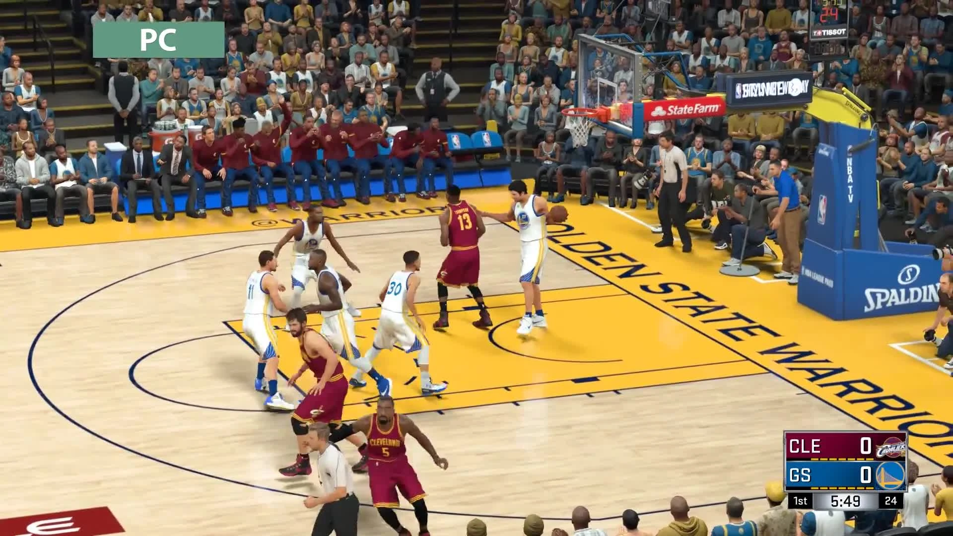 NBA 2K17: сравнение графики PC vs. PS4 vs. Xbox One (Candyland)