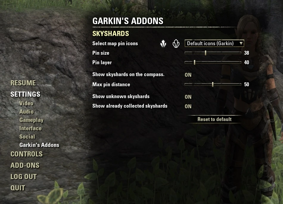 TES Online — SkyShards Map