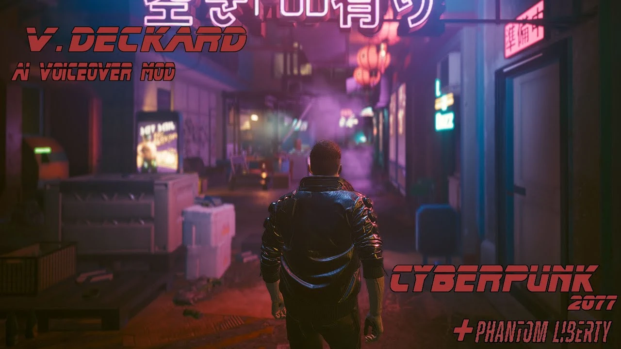 Cyberpunk 2077 "Голос Рика Декарда (Бегущий по лезвию) - ИИ озвучка"