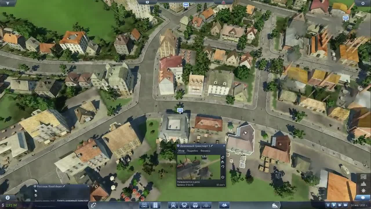 Transport Fever обзор на русском - Первый взгляд