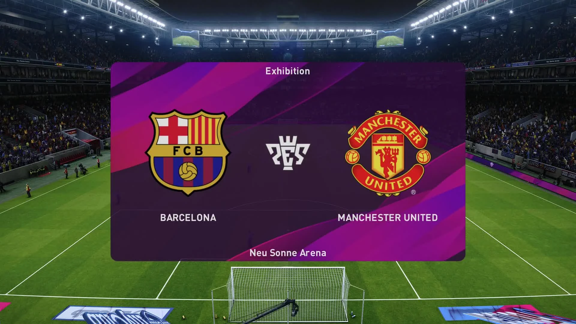 eFootball PES 2020 - Barcelona против Manchester United