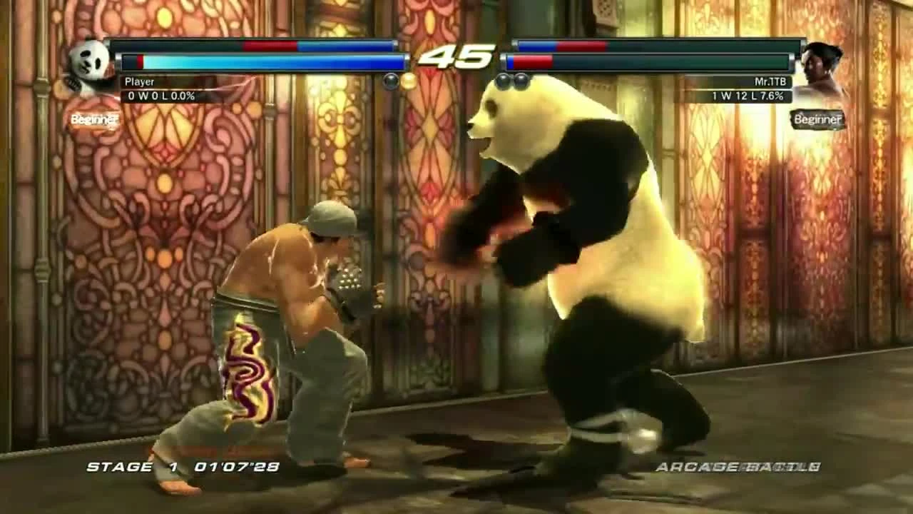 Эволюция персонажа Kuma от tekken 1 до tekken 7