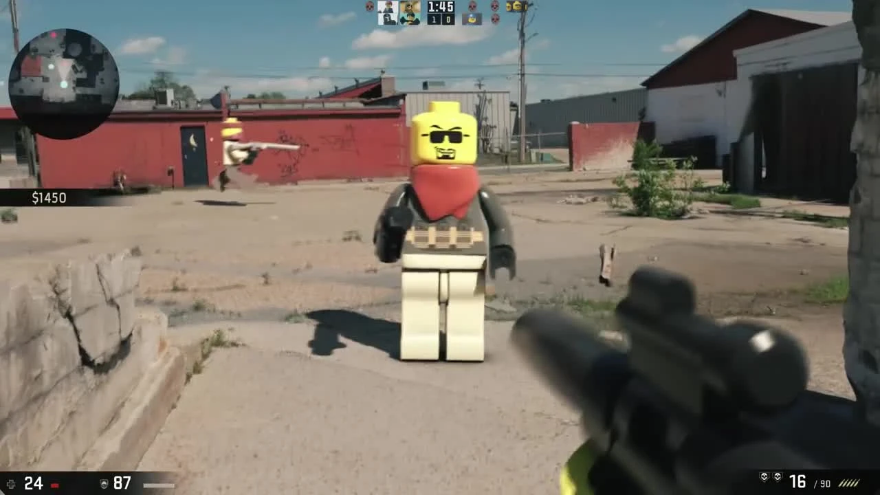 LEGO First Person Shooter [Прикол]