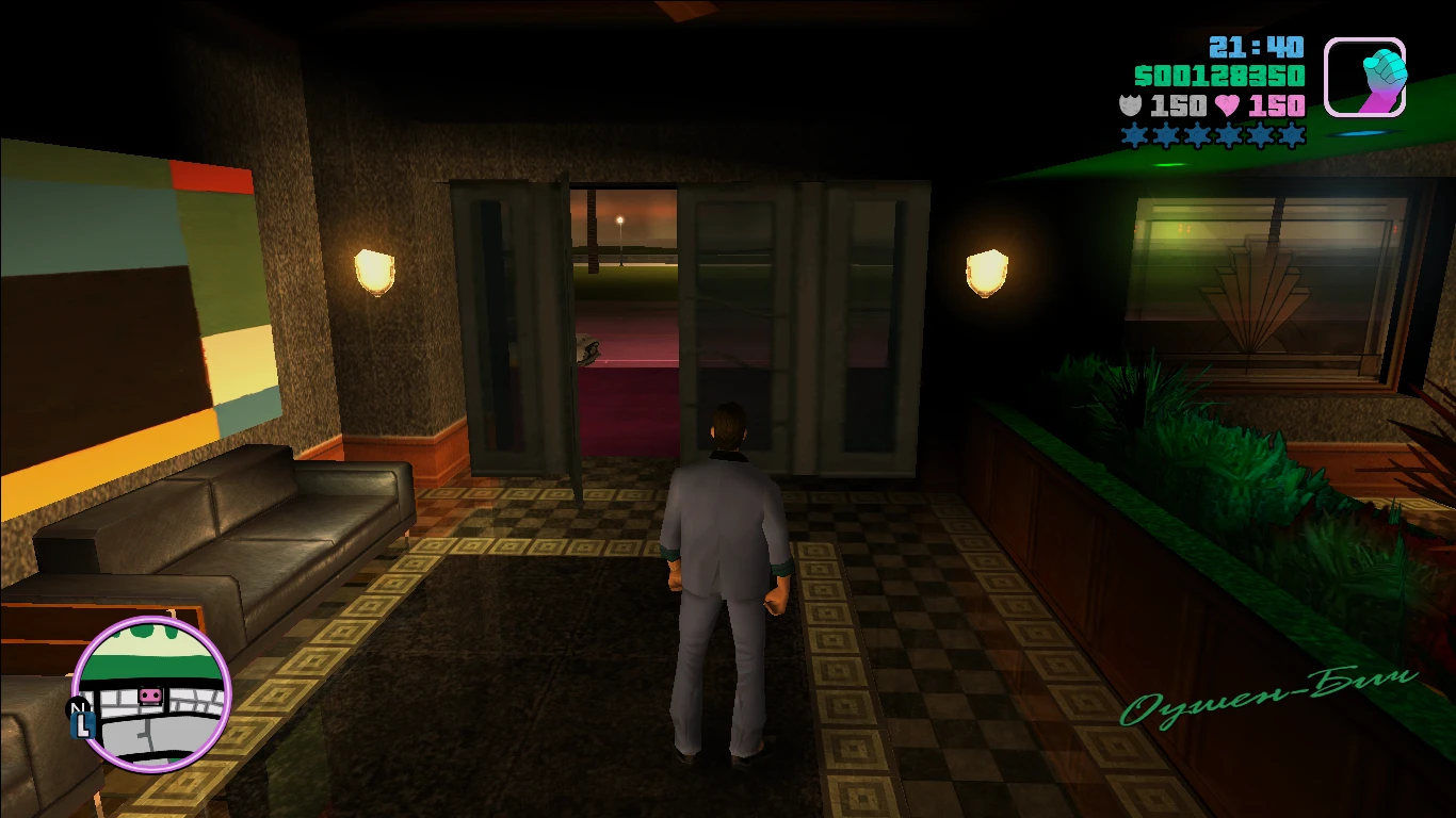 Grand Theft Auto: Vice City "Сохранение - Игра пройдена на 1%. Хорошее начало"