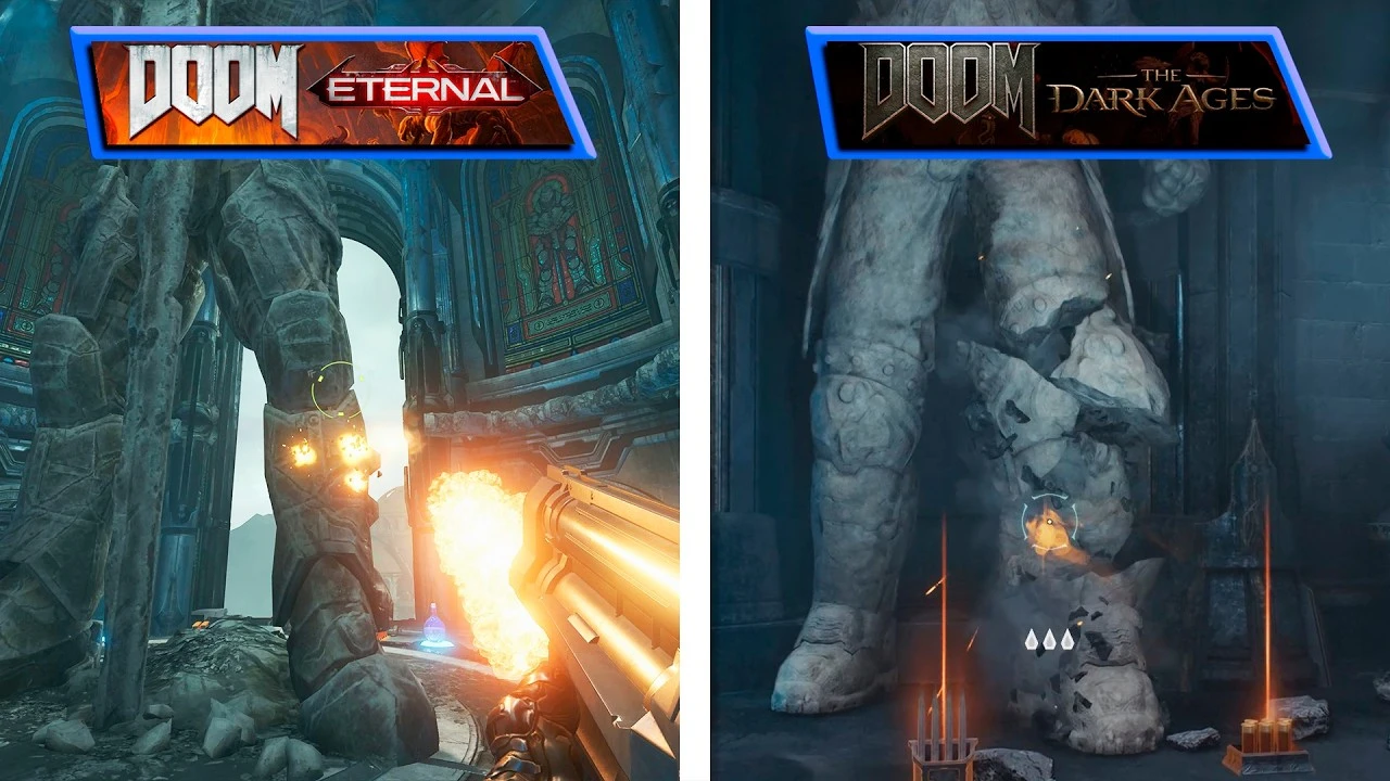 Физика воды, модели и резня демонов: ультимативное сравнение DOOM: The Dark Ages с DOOM Eternal