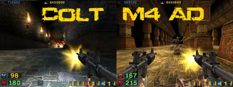 Serious Sam: The First Encounter "Colt М4AD by D@rket"